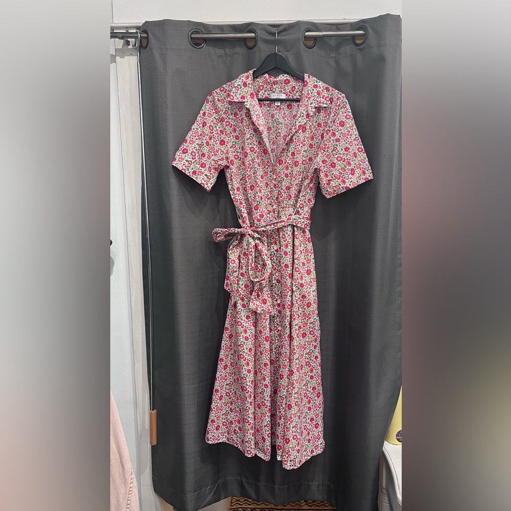 J Crew Liberty London Danjo Floral Shirtdress